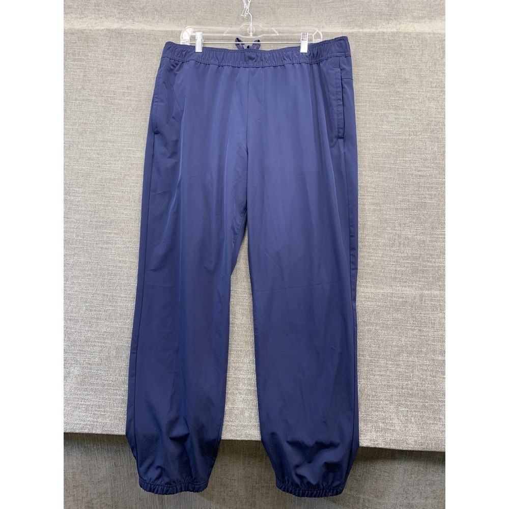 Soybu Jogger Pants Mens XL Blue Gray Woven Flat Front Drawstring Tapered Lot‎ 2